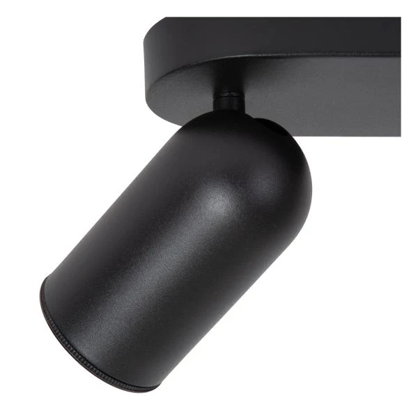 Lucide PUNCH - Ceiling spotlight - 4xGU10 - Black - detail 2